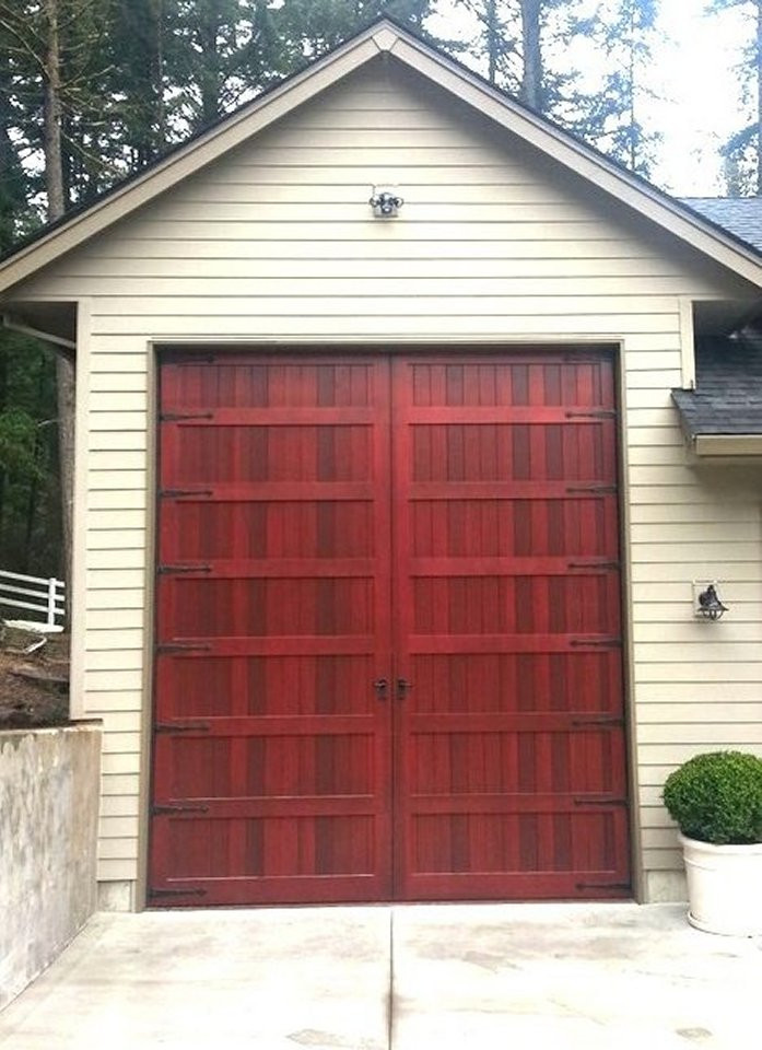 10 Ft Garage Door
 Oversized Doors Non warping patented wooden pivot door