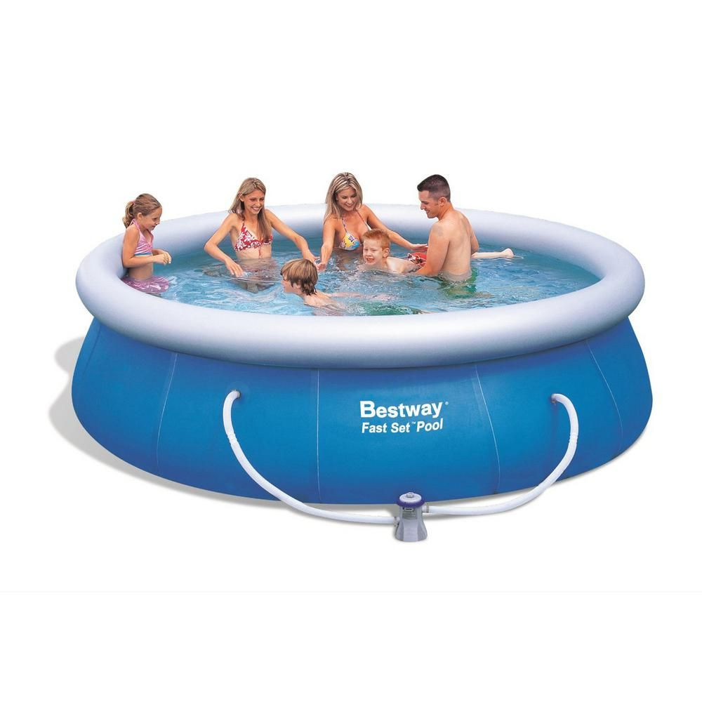12 Above Ground Pool
 Bestway 12 ft x 36 in D Round Ground Inflatable