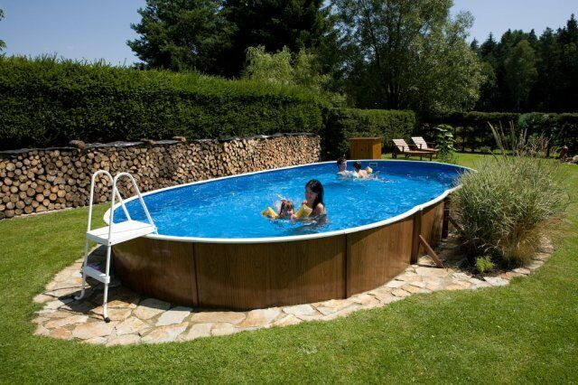 12 Above Ground Pool
 Ground Swimming Pool Kit 24x12ft Oval