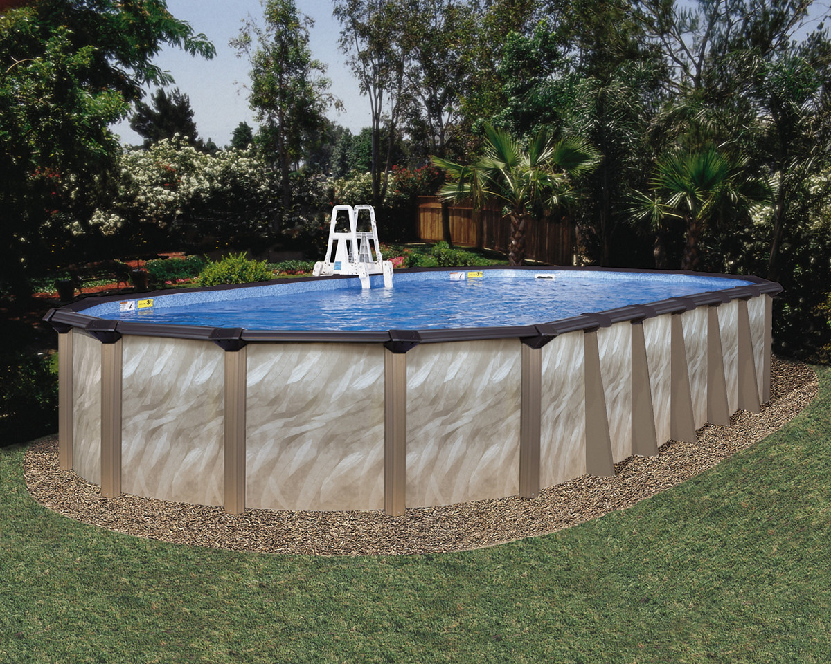 12 Above Ground Pool
 16 x 32 Oval 52" Embassy Andes by H I I MFG of Doughboy