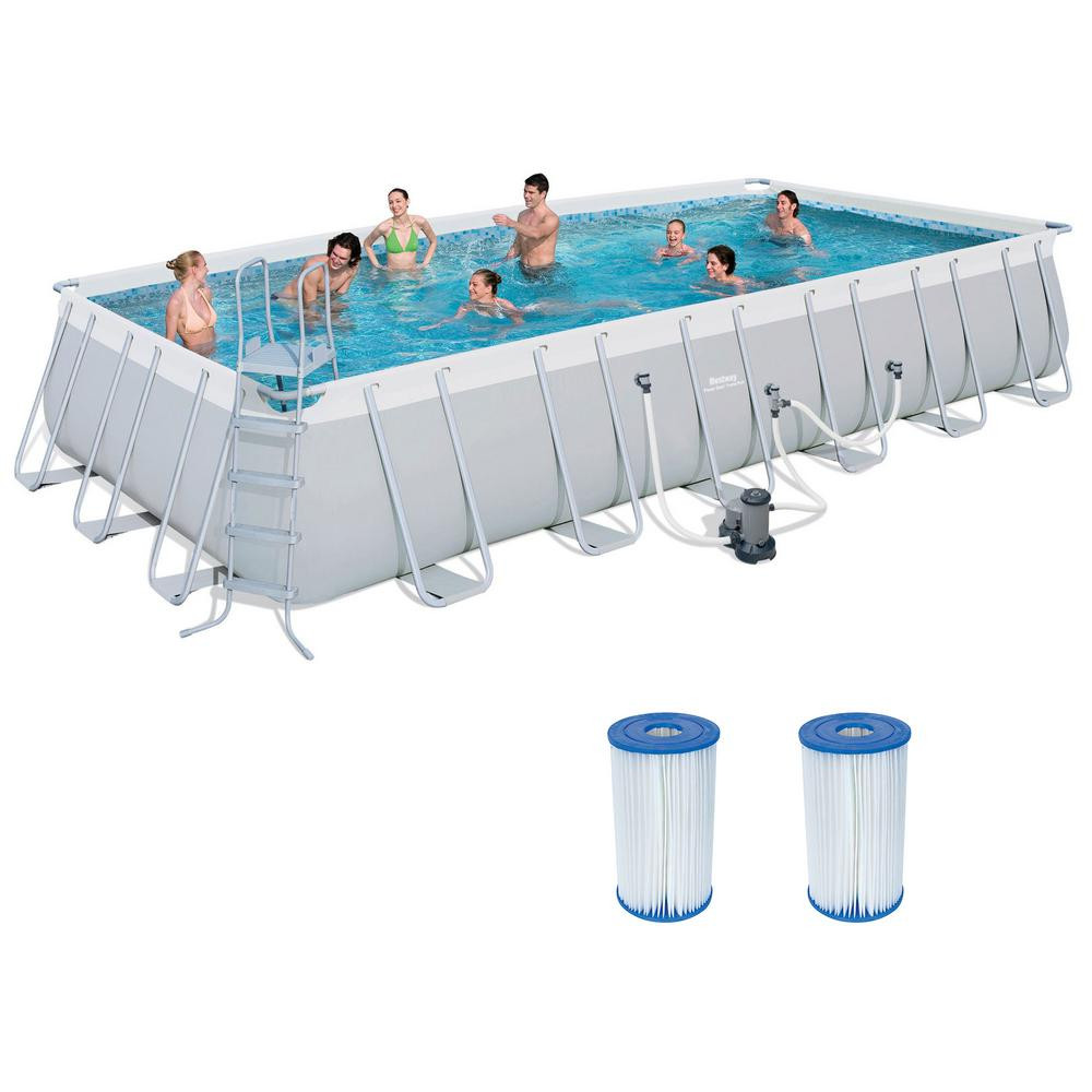 12 Above Ground Pool
 4 ft x 12 ft Ground Pool Set with Ladder Pump and