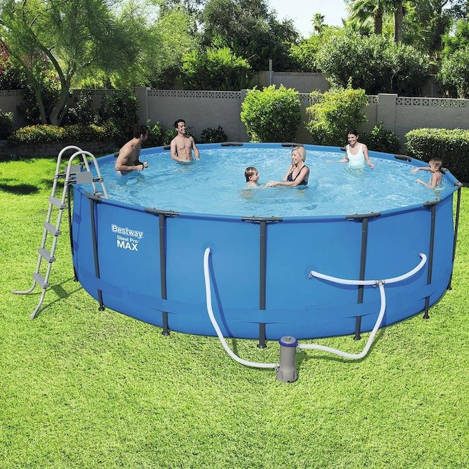 15 Above Ground Pool
 Bestway 15 ft x 15 ft x 48 in Round Ground Pool in
