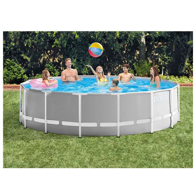 15 Above Ground Pool
 Intex 15 Foot x 48 Inch Prism Ground Swimming Pool