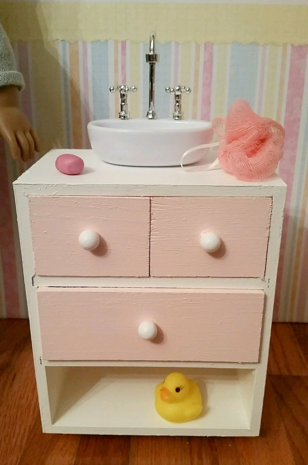 18 Bathroom Vanity
 18 inch Doll Bathroom Sink vanity cabinet sink with