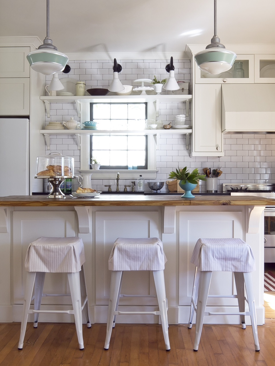 1950'S Kitchen Light Fixtures
 Angle Shades a Risky Rewarding Choice for Decatur Kitchen