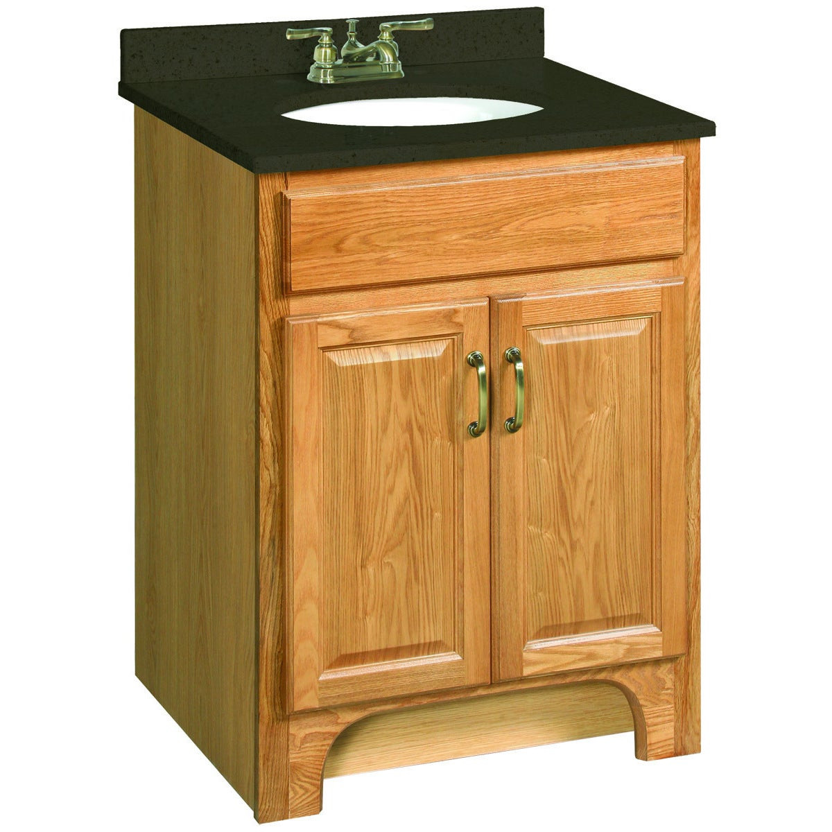 21 Inch Bathroom Vanity
 Design House Richland Nutmeg Oak Vanity Cabinet
