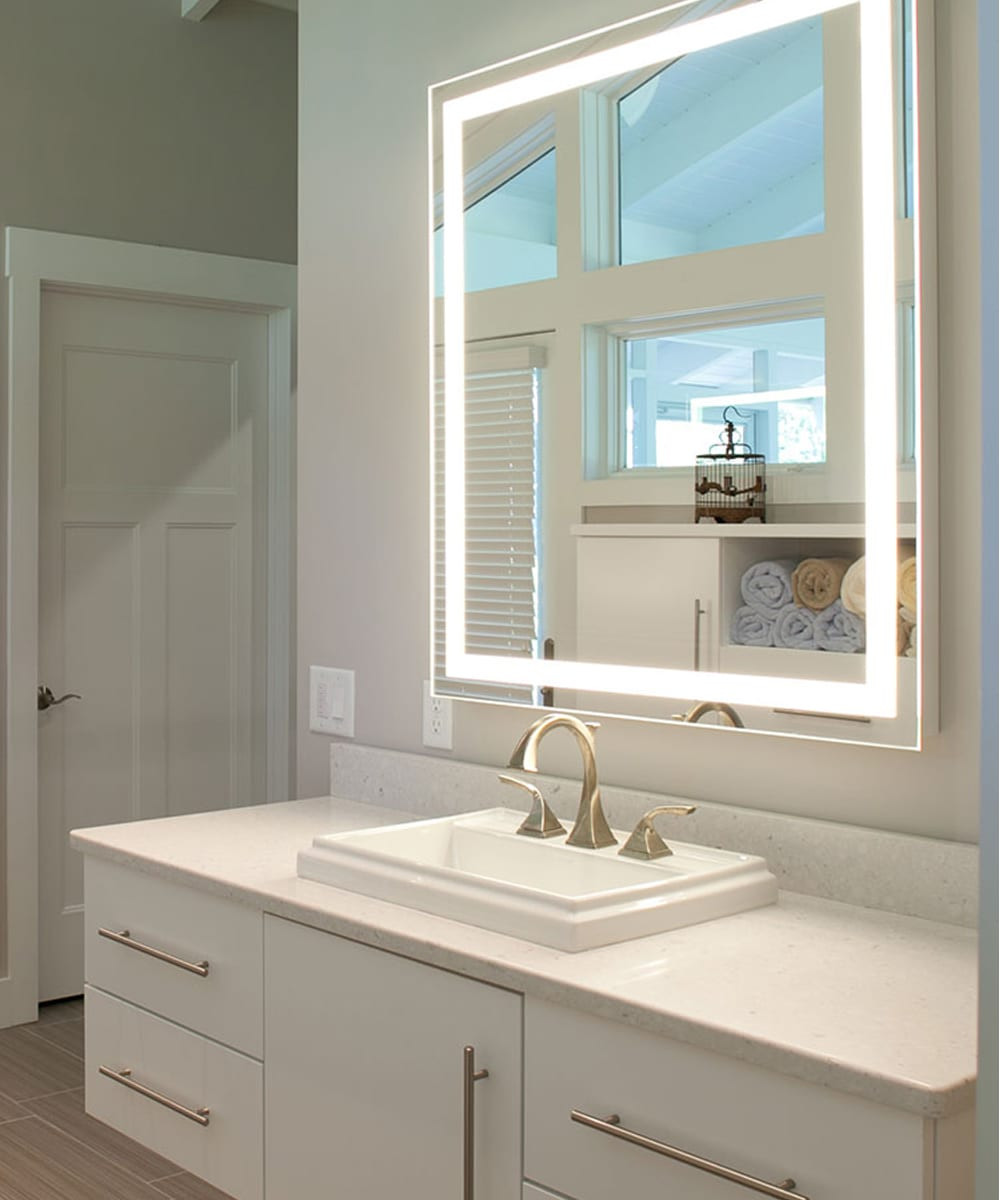 30 X 40 Bathroom Mirror
 Integrity™ Lighted Mirror 30" x 42" Luxury Bathroom Products