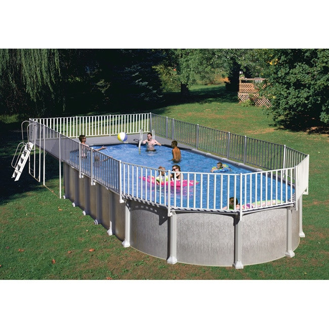 33 Above Ground Pool
 Ground End Deck For 18 x 33 Oval Pool Free