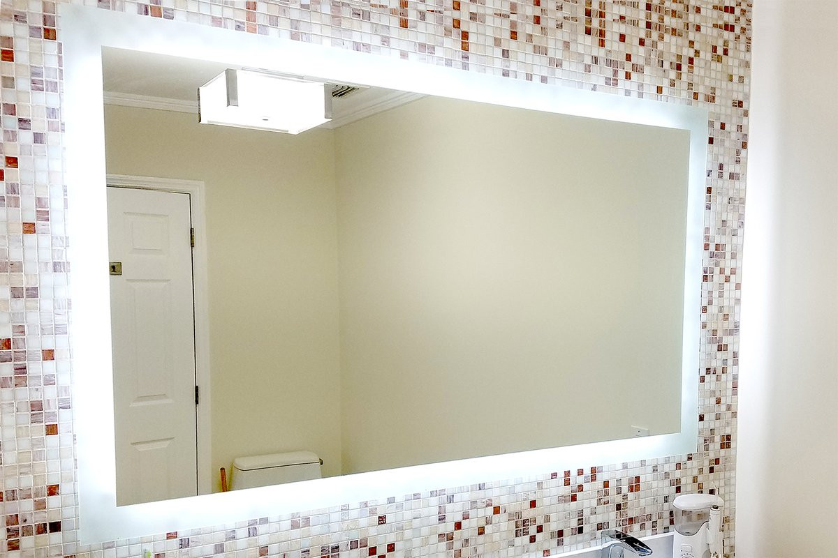 36 X 36 Bathroom Mirror
 Side Lighted LED Bathroom Vanity Mirror 60" x 36