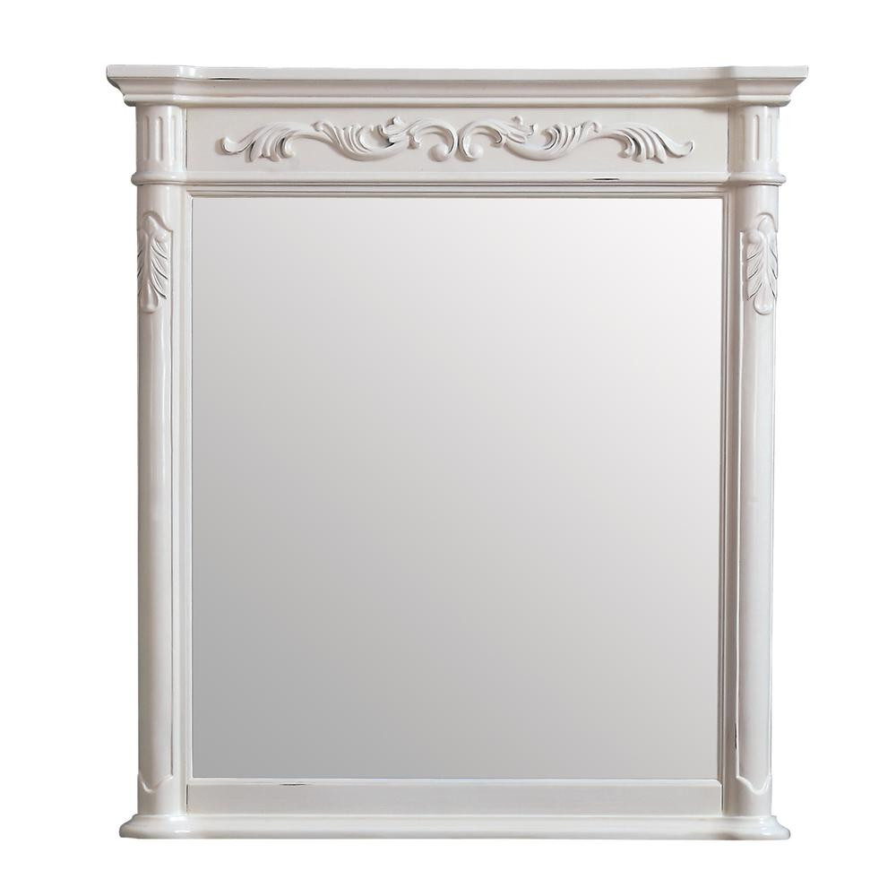 36 X 36 Bathroom Mirror
 Avanity Provence 36 in x 40 in Framed Wall Mirror in