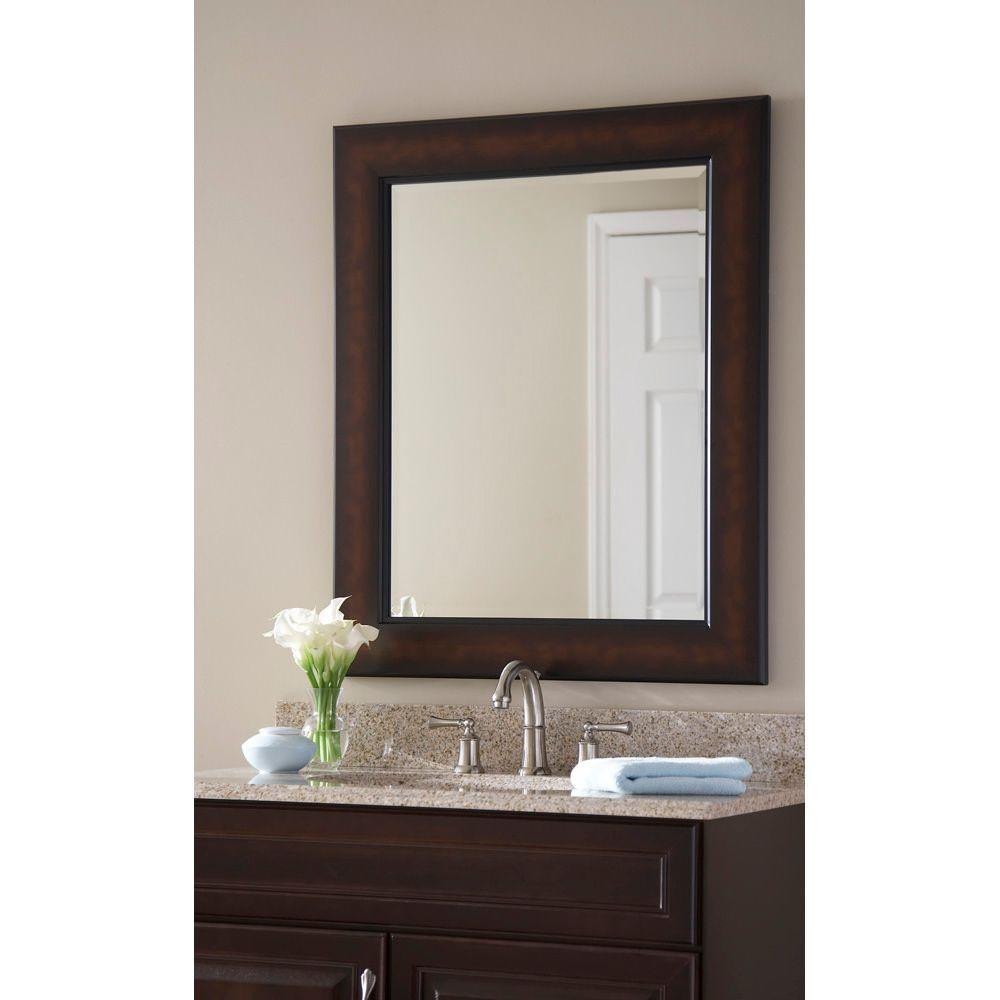 36 X 36 Bathroom Mirror
 Martha Stewart Living Maracaibo 36 in x 30 in Coppered