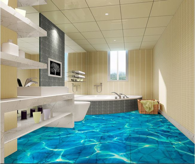 3D Bathroom Tile
 Realistic 3D Floor tiles designs prices where to