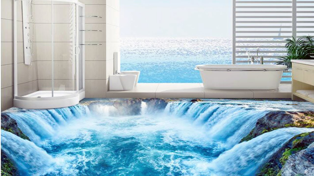 3D Bathroom Tile
 Unique 3D Bathroom Floor Designs You ll Love