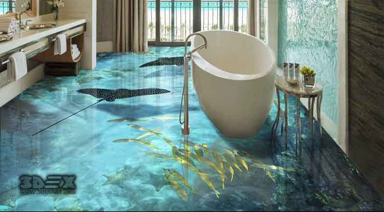 3D Bathroom Tile
 Amazing 3D floor tiles best 3D tile images for bathroom