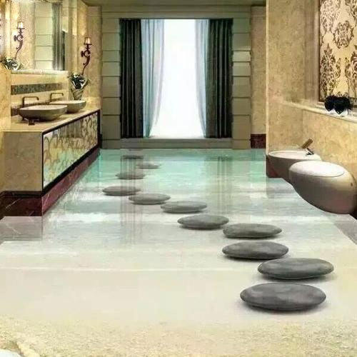 3D Bathroom Tile
 Bathroom 3D Tile Size 8x4 Feet Rs 1000 square feet M