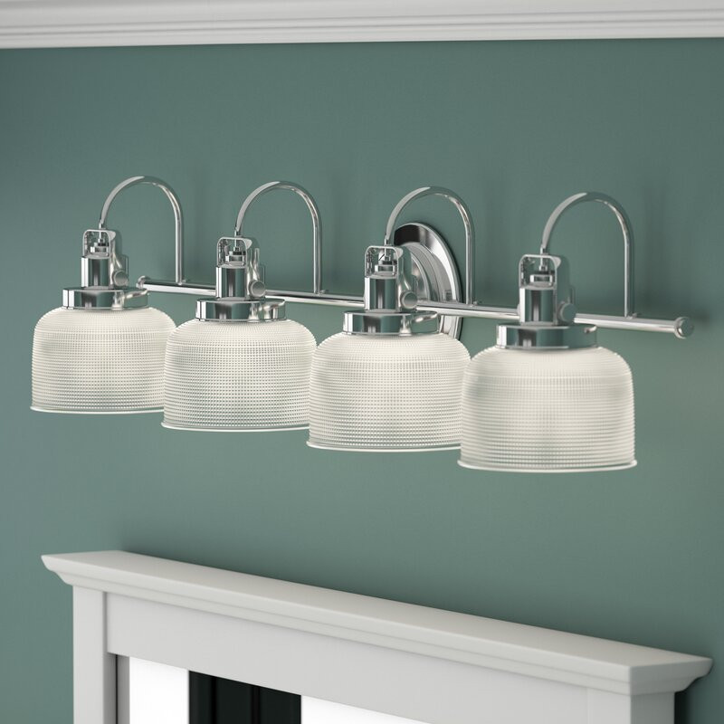 4 Light Bathroom Vanity Light
 Beachcrest Home Gotha 4 Light Vanity Light & Reviews