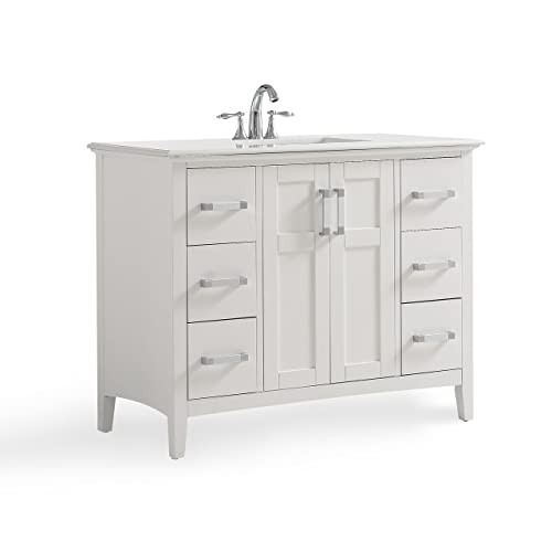 42 Inch White Bathroom Vanity
 42 inch Vanity Cabinet Amazon