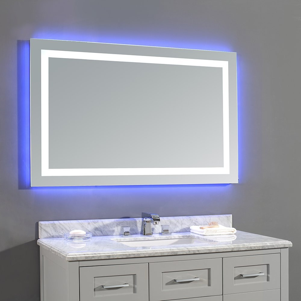 48 Inch Bathroom Mirror
 Ove Decors 15VMR DL5243 000GA Jovian 48 x 28 Inch LED