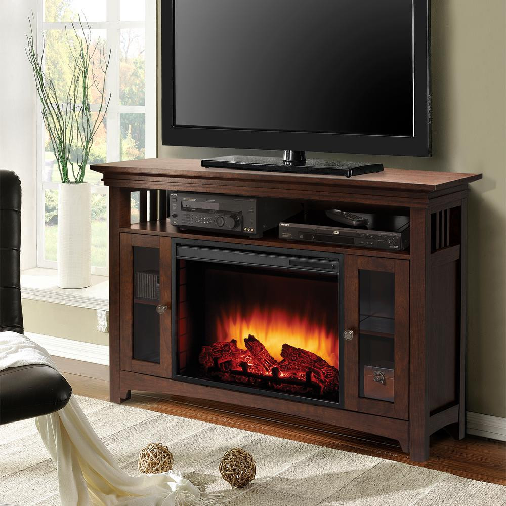 48 Inch Electric Fireplace
 30 Collection of Wyatt 68 Inch Tv Stands