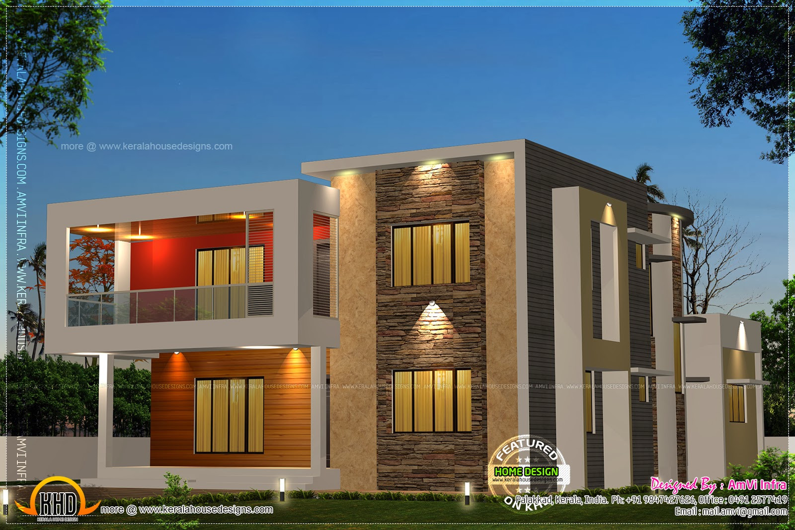 5 Bedroom Modern House Plans
 5 bedroom contemporary house with plan