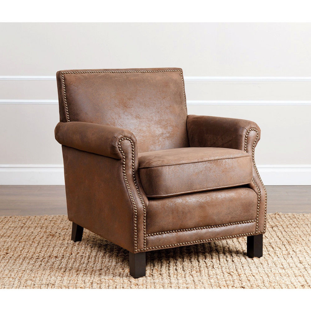 Abbyson Living Chair
 ABBYSON LIVING Chloe Antique Brown Fabric Club Chair