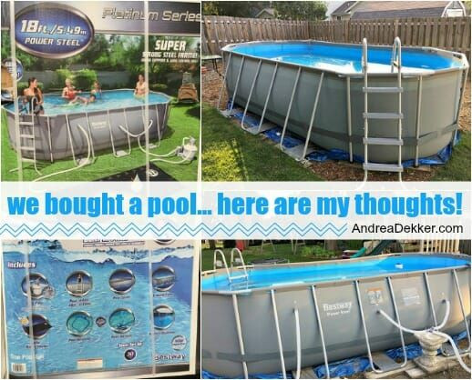 Above Ground Pool Costco
 We Bought a Costco Pool Here s Everything You Need to