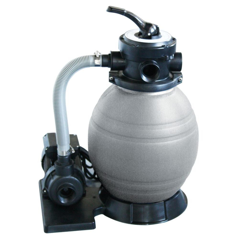 Above Ground Pool Filter Pump
 Blue Wave 12 in Sand Filter System with 1 2 HP Pool Pump