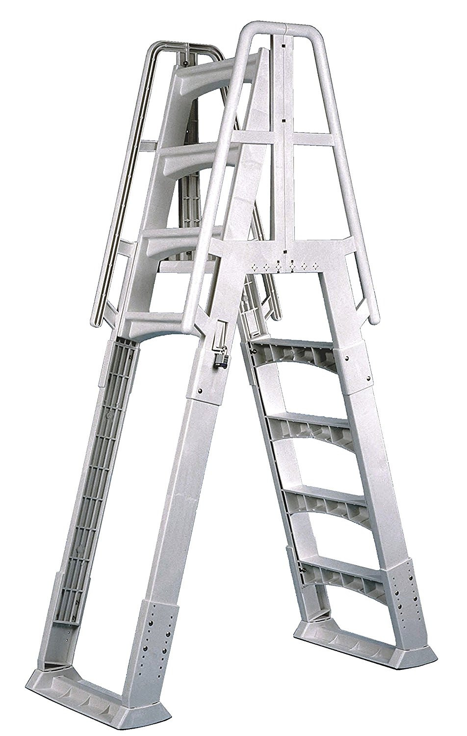Above Ground Pool Ladder
 Vinyl Works SLA Slide Lock A Frame Ground Pool Ladder