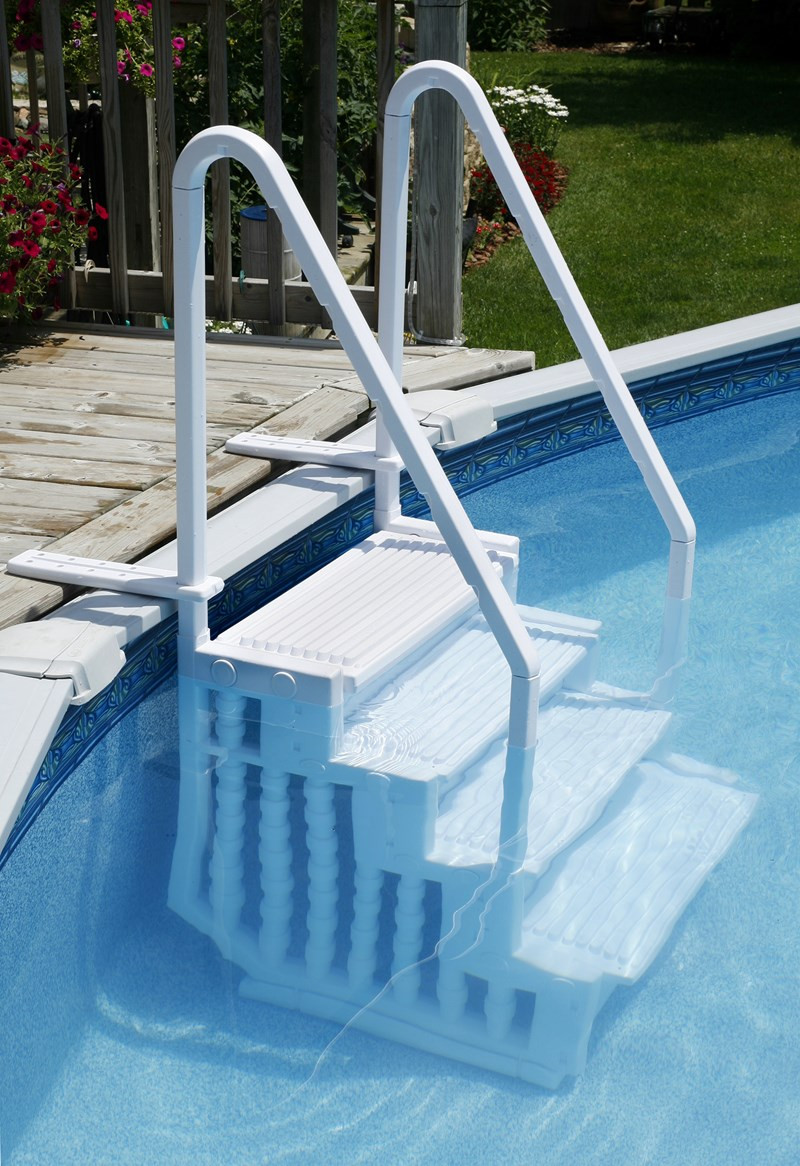 Above Ground Pool Ladder
 Choosing a Ladder or Steps for an Ground Pool