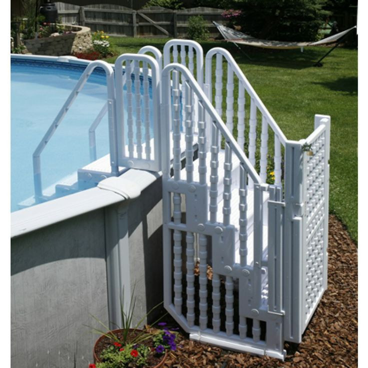 Above Ground Pool Ladder
 Choosing a Ladder or Steps for an Ground Pool