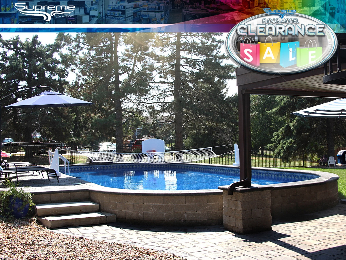 Above Ground Pool Liner Clearance
 Semi Inground Swimming Pool Current Sales and Deals
