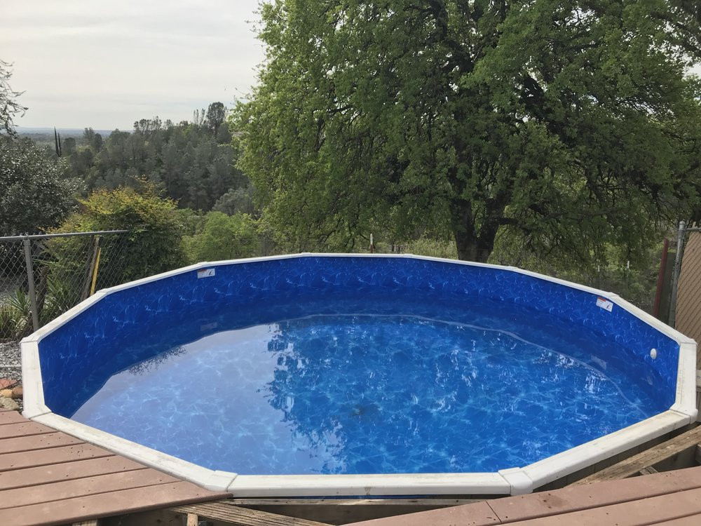 Above Ground Pool Liner Install
 16’ Round Ground Pool Liner Installation in Redding
