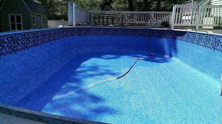 Above Ground Pool Liner Install
 84 best Our Ground Pool images on Pinterest