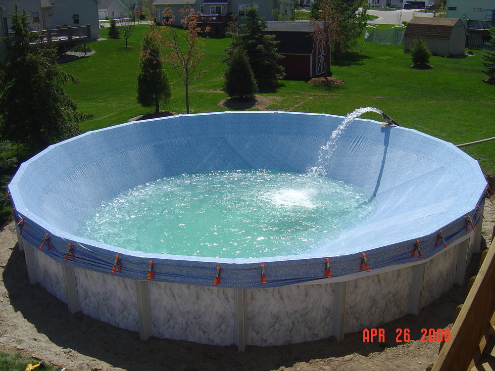Above Ground Pool Liner Install
 Ground Pools3 — Fox Pools