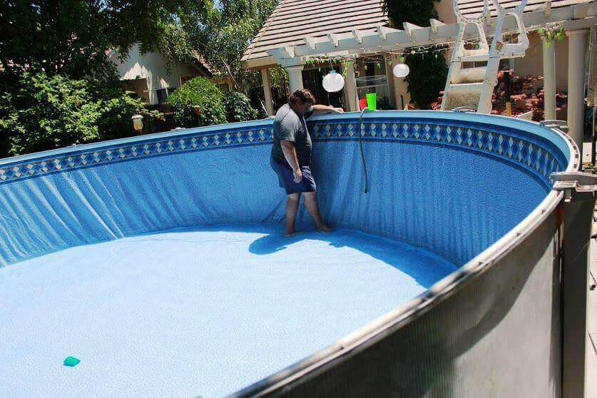 Above Ground Pool Liner Install
 Pool Liners