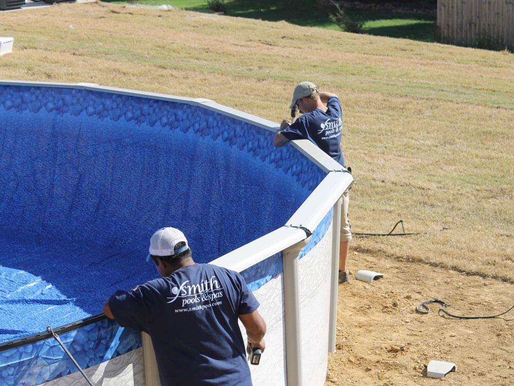 Above Ground Pool Liner Install
 Smith Pools & Spas