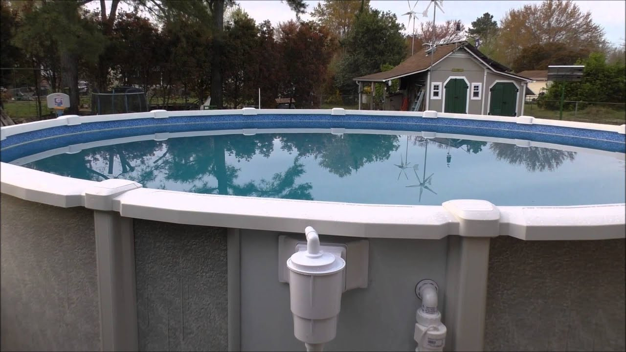 Above Ground Saltwater Pool
 Saltwater 8000 Series 21 Ft x 54 Inch tall Ground