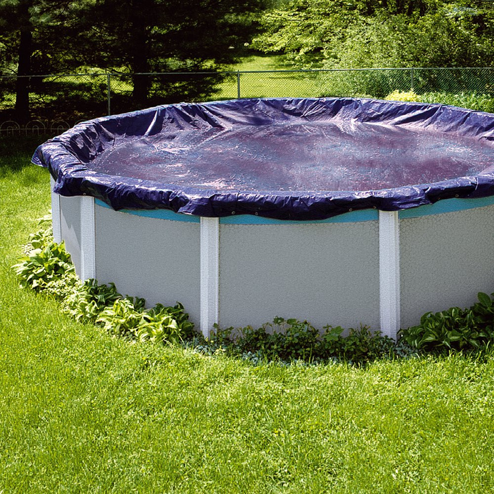 Above Ground Swimming Pool Covers
 Swimline 30 Foot Heavy Duty Deluxe Round Ground