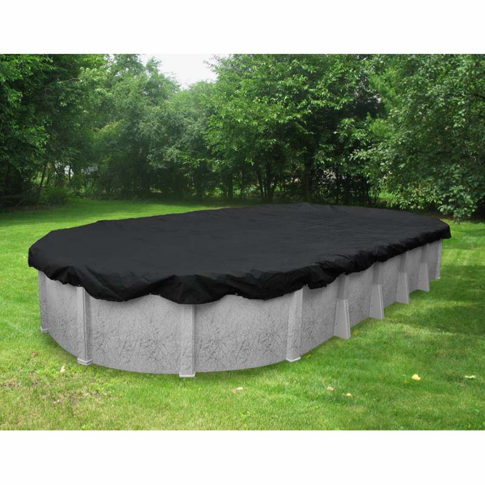 Above Ground Swimming Pool Covers
 Pool Mate Heavy Duty Mesh 12 Year Oval Ground Winter
