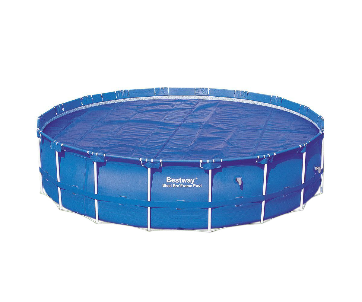 Above Ground Swimming Pool Covers
 Bestway 15 Foot Round Ground Swimming Pool Solar