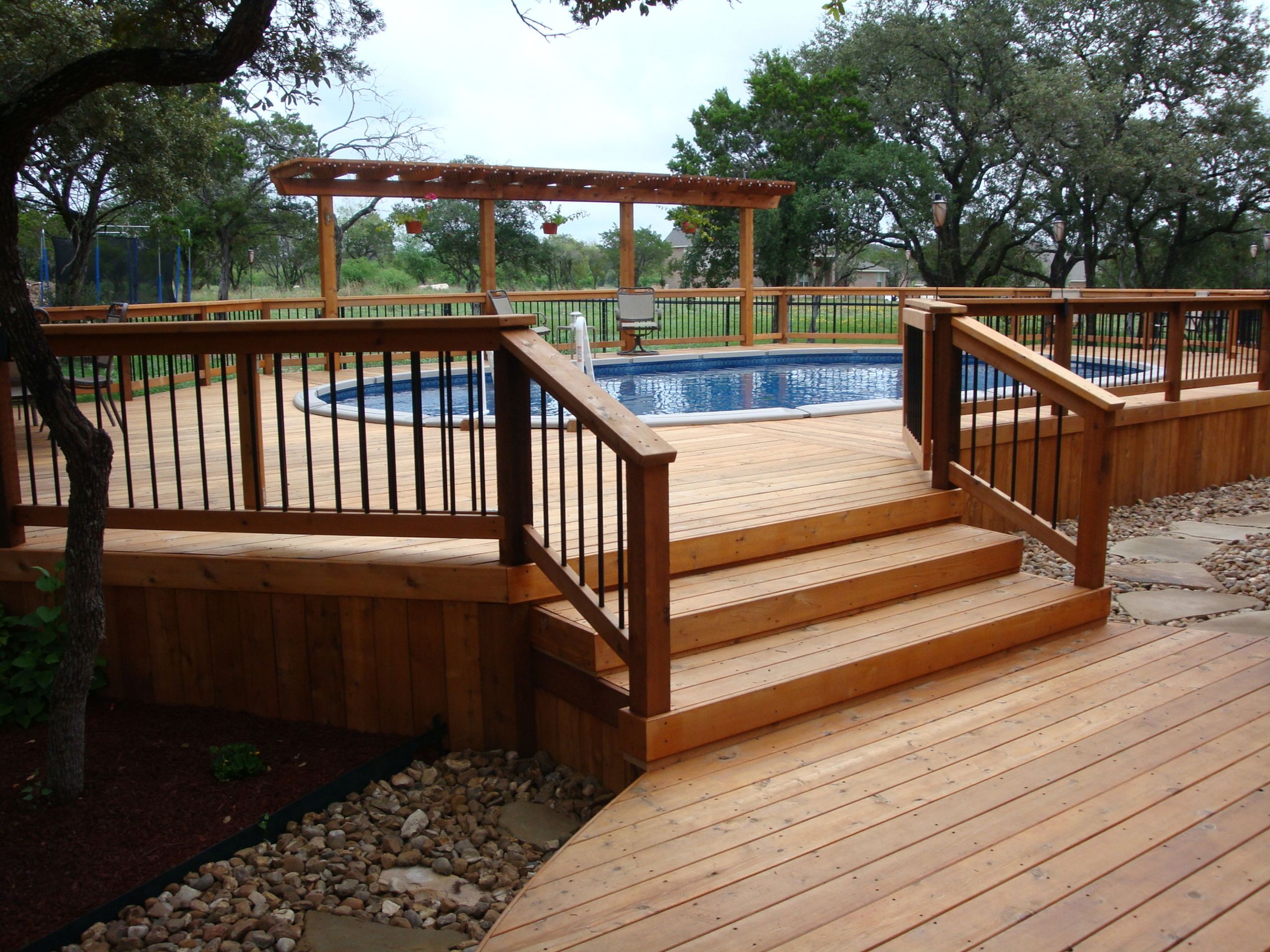 Above Ground Swimming Pool Decking
 Home Deck Designs