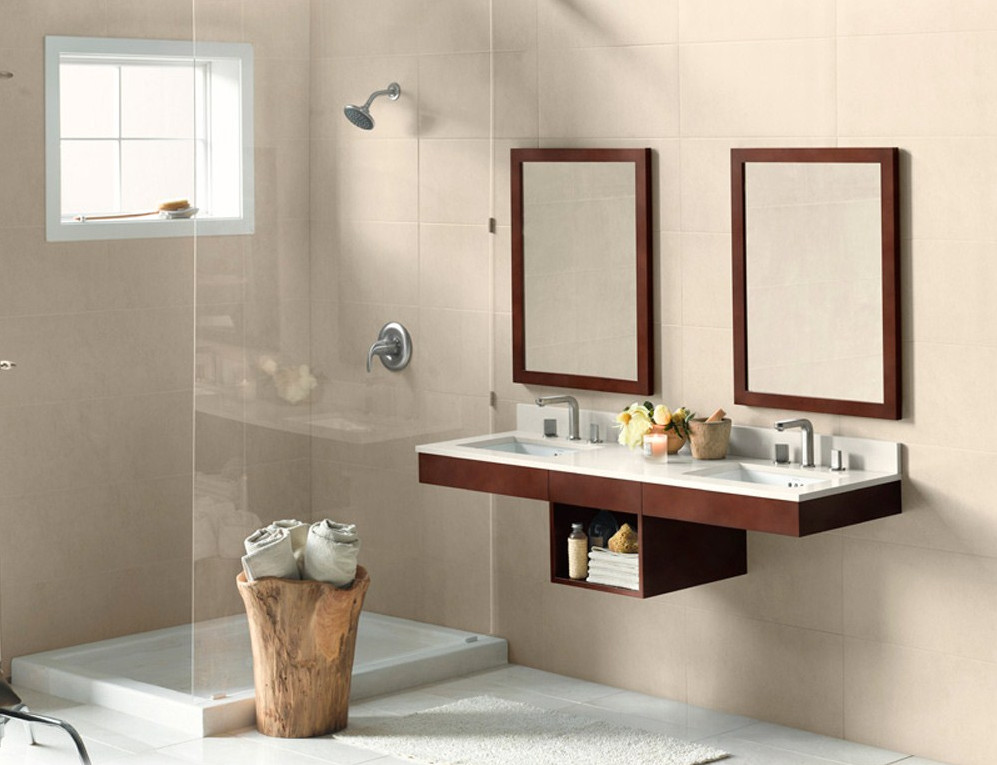Ada Bathroom Vanity
 Master Bathroom vanity is ADA pliant The sleek clean
