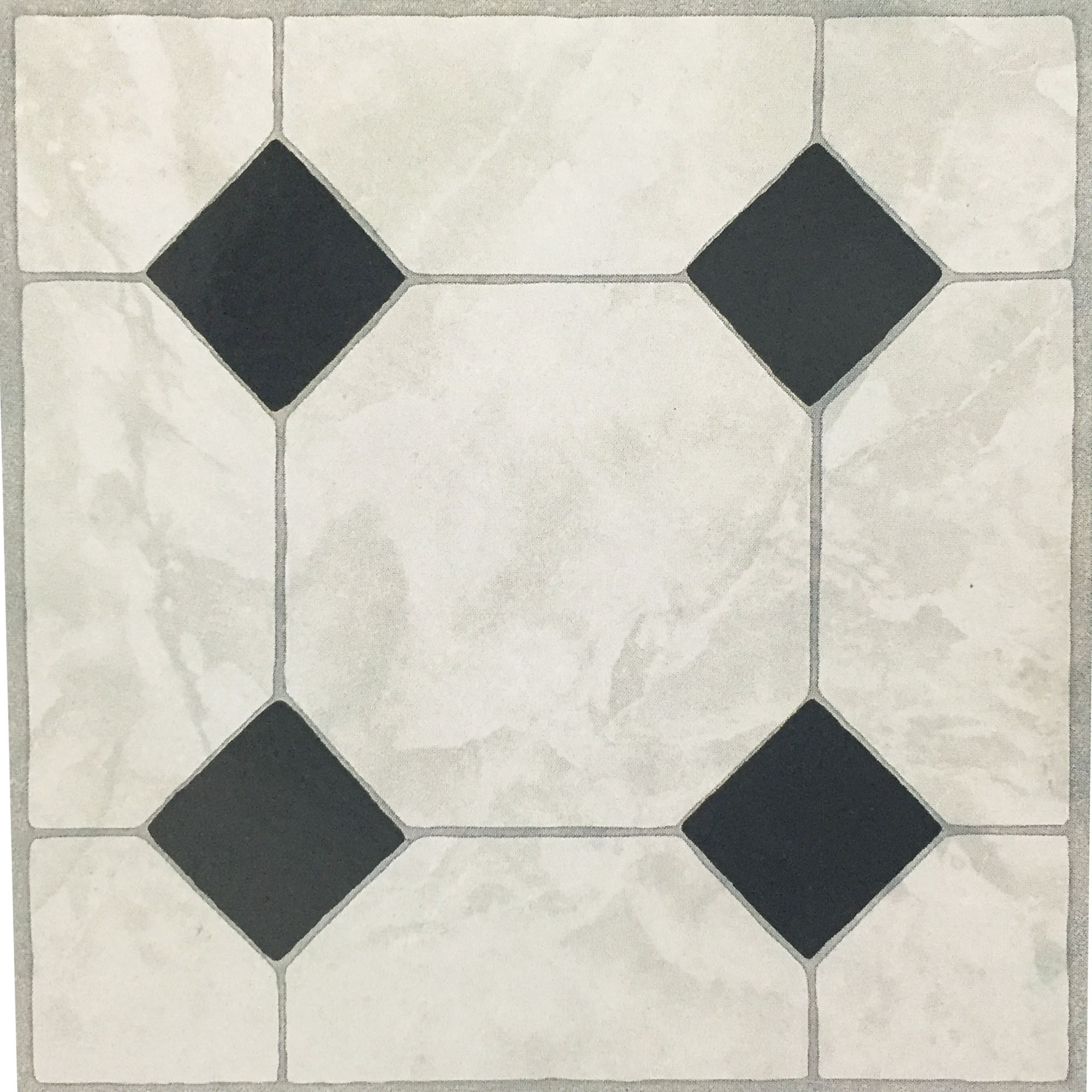 Adhesive Bathroom Floor Tiles
 3 x CERAMIC EFFECT VINYL FLOOR TILES SELF ADHESIVE