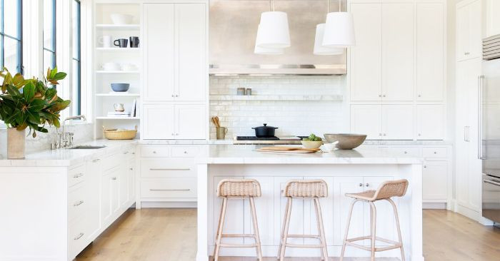 All White Kitchen
 10 All White Kitchens That Will Stop You in Your Tracks