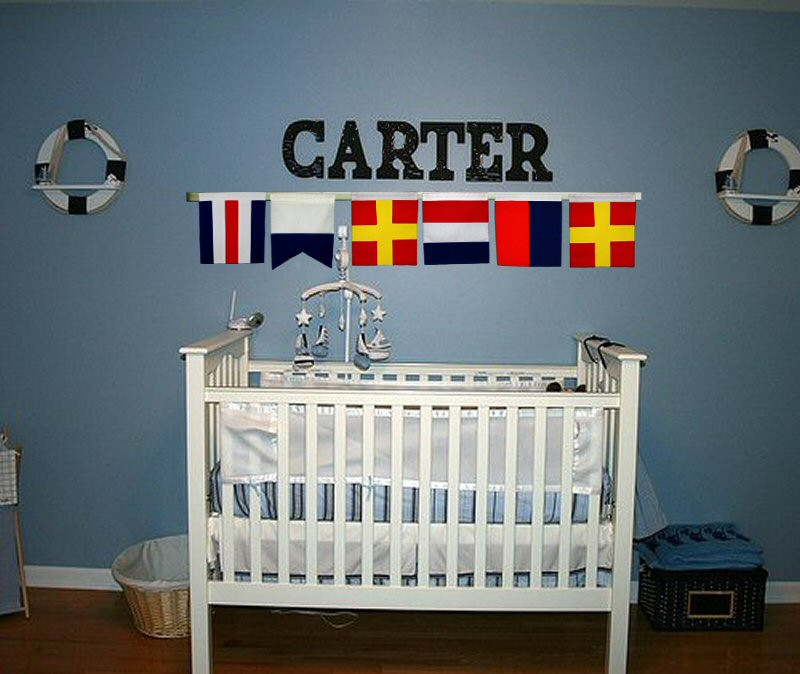 Anchor Baby Room Decor
 Decorating a Nursery Nautical Style – IB Designs USA Blog