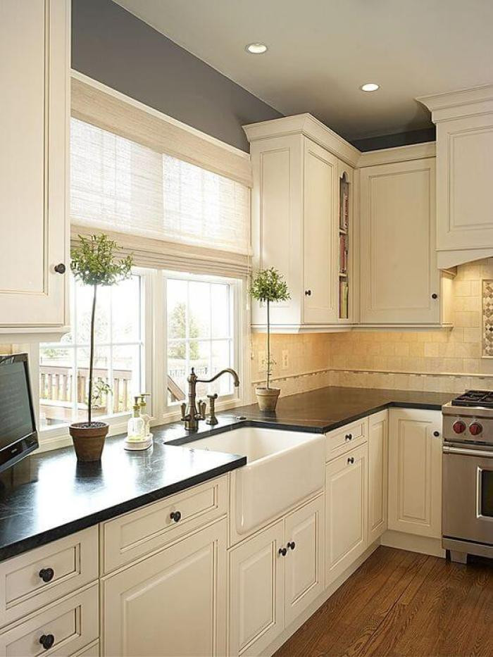 Antiqued Kitchen Cabinets
 ≫25 Antique White Kitchen Cabinets Ideas That Blow Your