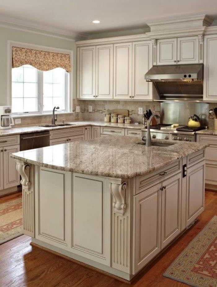 Antiqued Kitchen Cabinets
 ≫25 Antique White Kitchen Cabinets Ideas That Blow Your