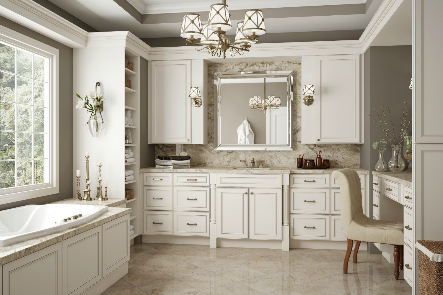 Antiqued Kitchen Cabinets
 Brantley Antique White Glaze Ready To Assemble Kitchen