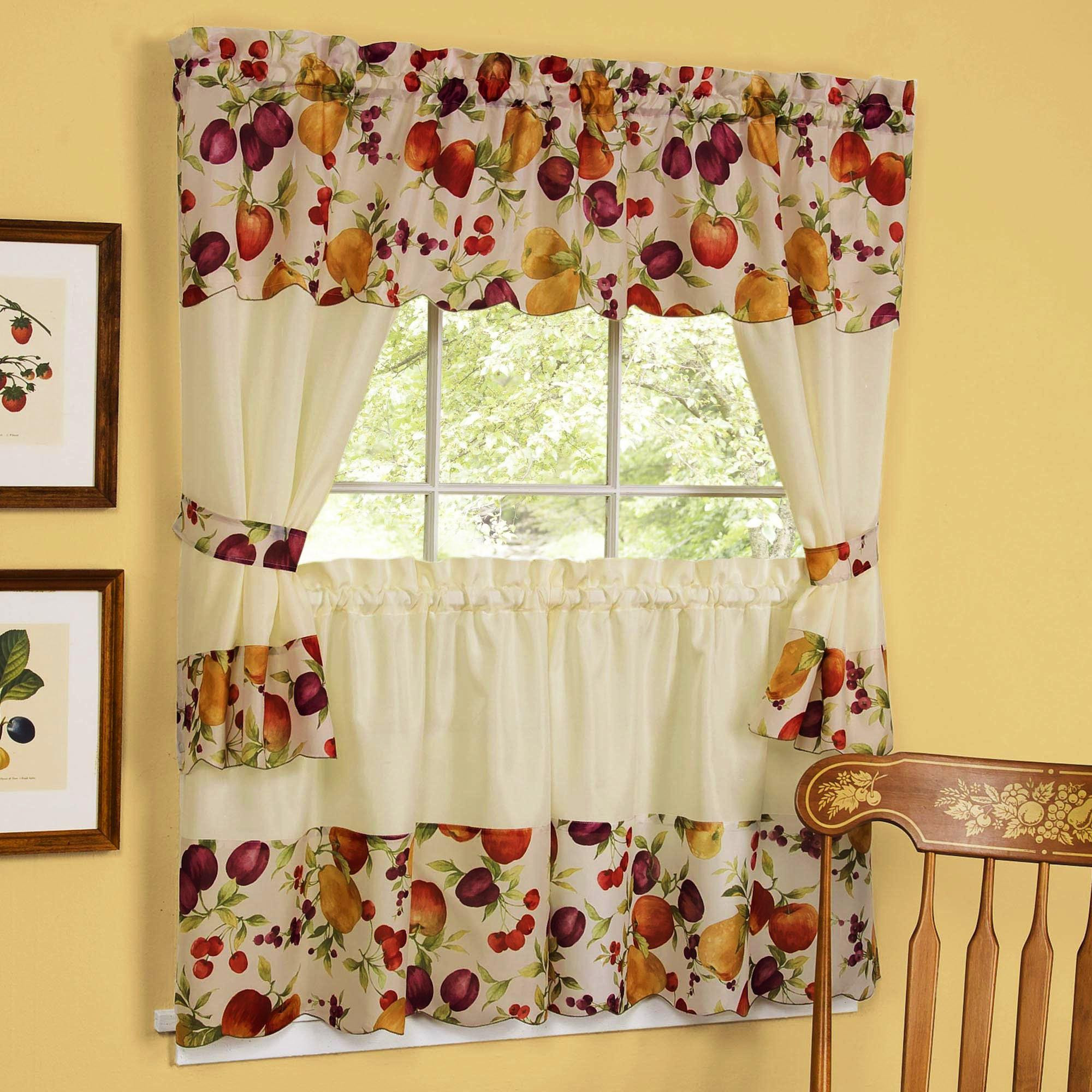 Apple Curtains For Kitchen
 Apple Kitchen Curtains Valance The Creative Room Design