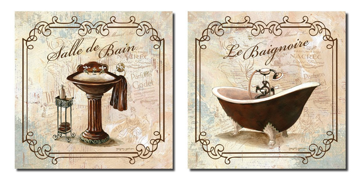 Artwork For Bathroom Walls
 Bathroom Wall Art Bath Decor Canvas Posters